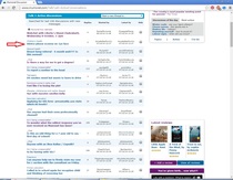 something MOST PECULIAR is happening to some newly started threads
