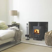 Hearth for a multi fuel stove - would white be a bad idea?