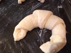To want a croissant recipe that doesn't require 2 hours proving in morning