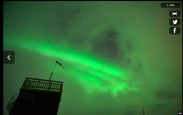 Armchair aurora watching