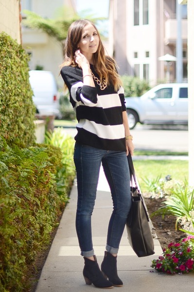 Skinny jeans and ankle boots