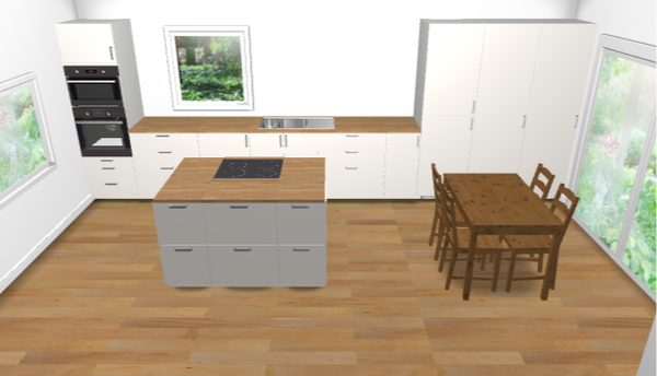 Is 810mm two small for a corner kitchen cabinet