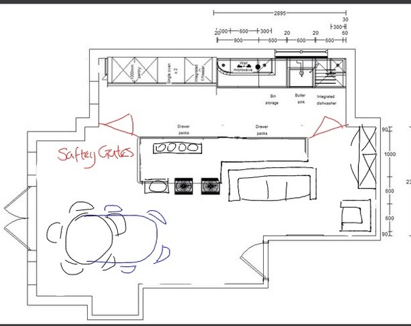 Is 810mm two small for a corner kitchen cabinet