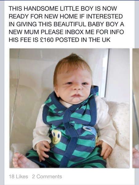 Stupid Facebook selling.