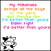 To think there's nothing wrong with having a milkshake!? (Lighthearted!!)
