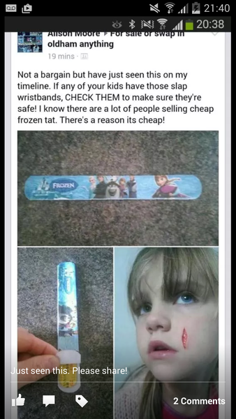 Stupid Facebook selling.