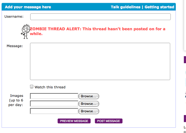 How do I post a photo on a thread?