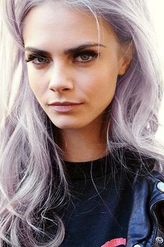 Pastel gray hair
