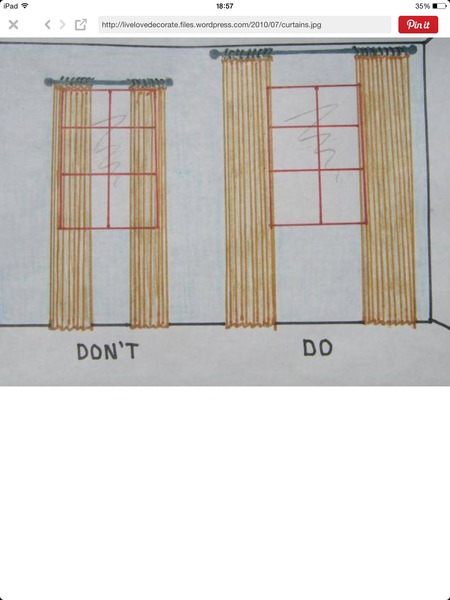 Long or short curtains