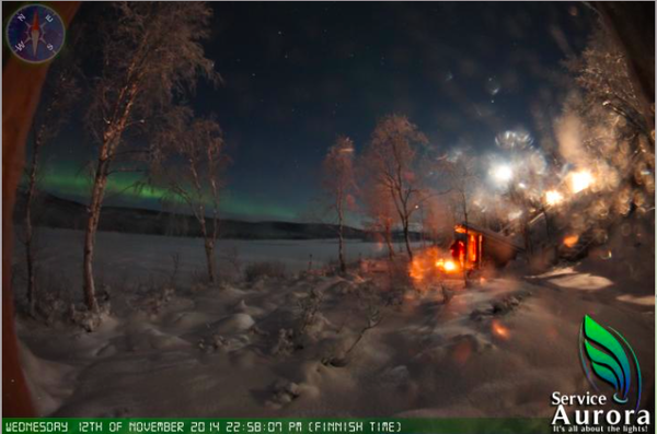 Armchair aurora watching