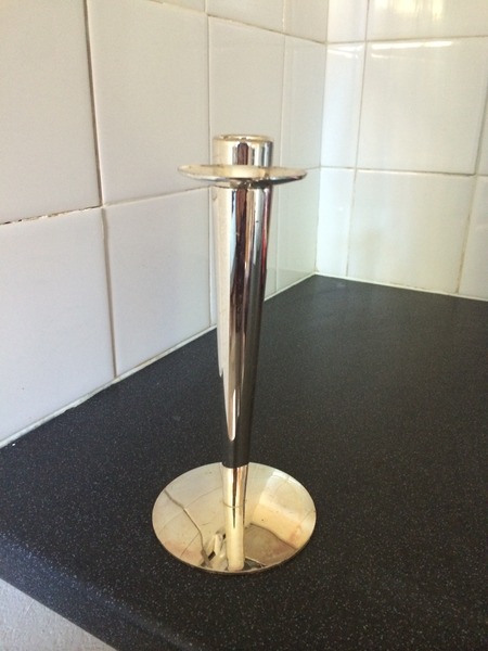 What can i use to clean my silver colour candlesticks?