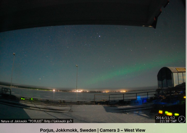 Armchair aurora watching