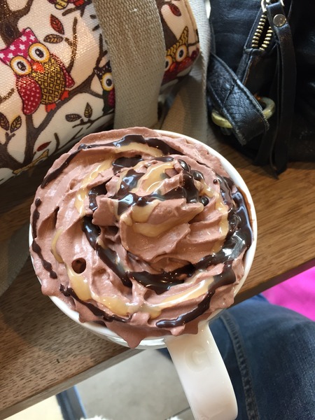 To think the new Starbucks Honey and Almond Hot Chocolate is better than sex