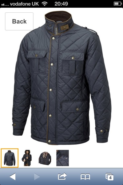 Jacket for dh? Help?