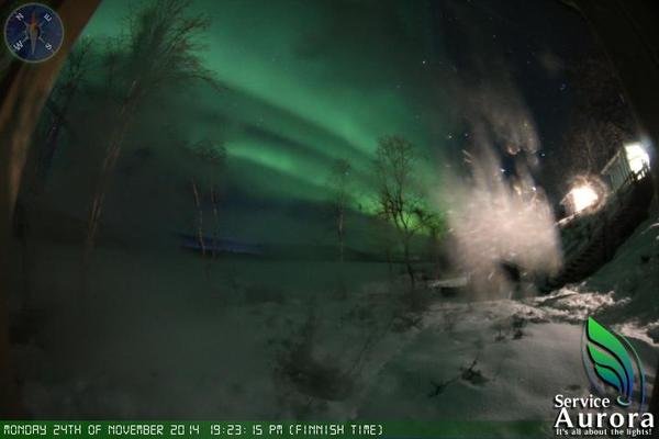 Armchair aurora watching