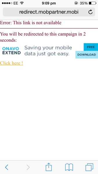 Random redirects to the App Store..