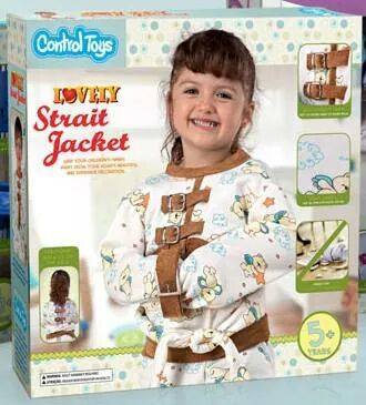 To think it isn't appropriate to sell children's straightjackets on a FB selling page??