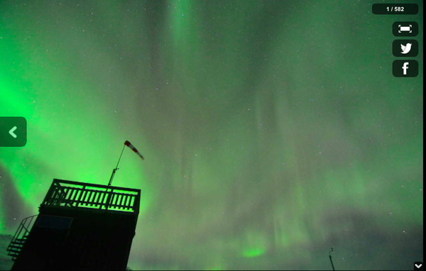 Armchair aurora watching
