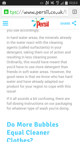 How much washing powder?