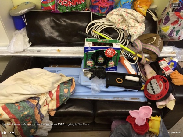 Stupid Facebook selling.