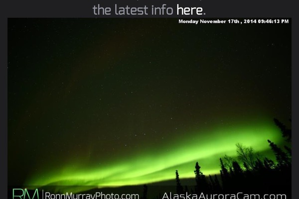 Armchair aurora watching