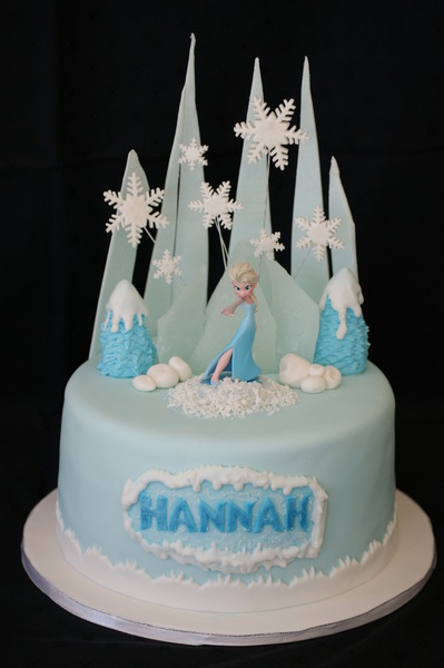Cake decorators - help with a Frozen cake