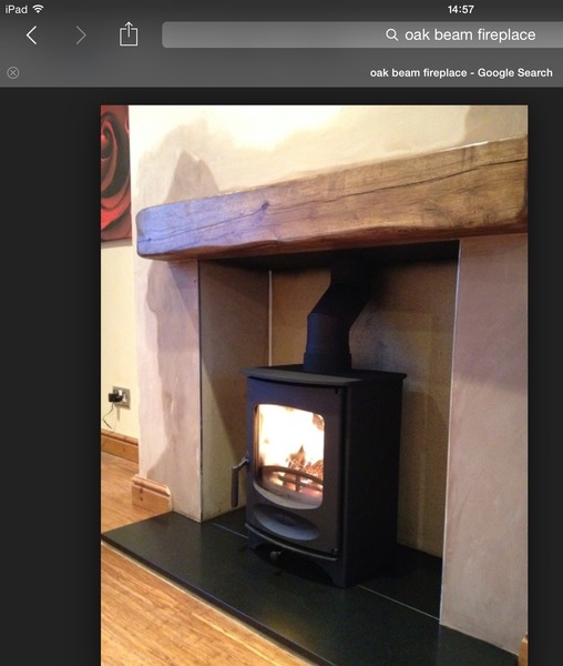Oak mantle