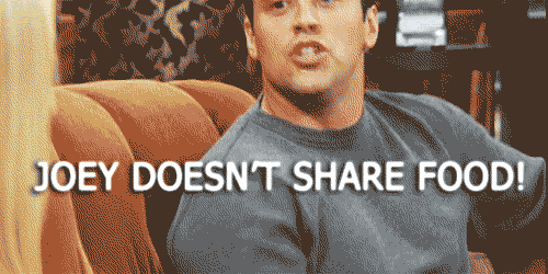 to refuse to share food?