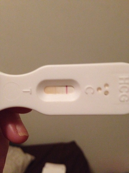 very very faint line on pregnancy test