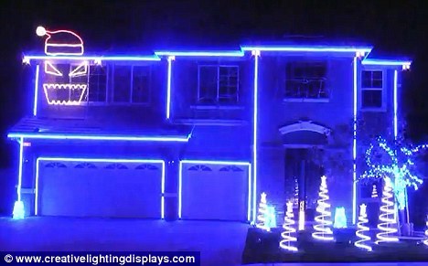 When did bright blue become a Christmas colour??