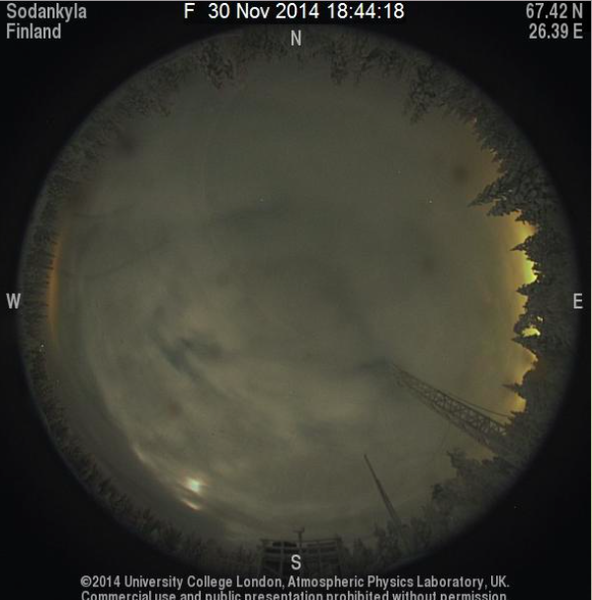 Armchair aurora watching
