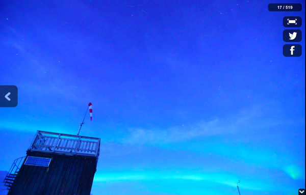 Armchair aurora watching