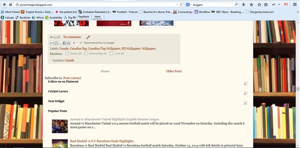my Blog Side bar not showing at right place..