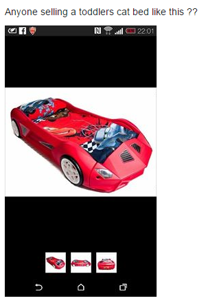 Stupid Facebook selling.