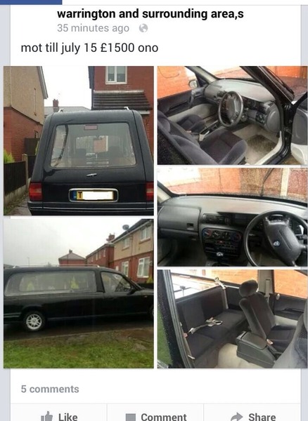 Stupid Facebook selling.