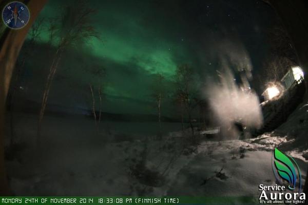 Armchair aurora watching