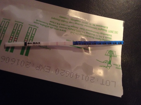OPK - is this positive? The test line is definitely a tad darker... I think ha ha