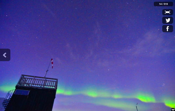 Armchair aurora watching