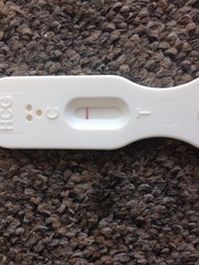 very very faint line on pregnancy test