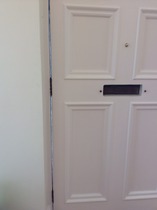 How should I cover the doors and windows in my hall?