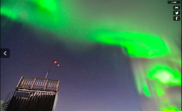 Armchair aurora watching