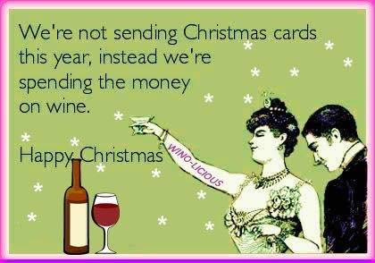 to not give a f*** if you are sending Christmas cards or not this year