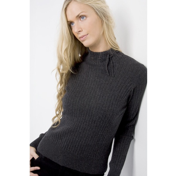 The ultimate black turtle neck jumper