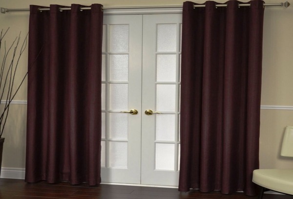 What do I need to create covers for glass in internal French doors?