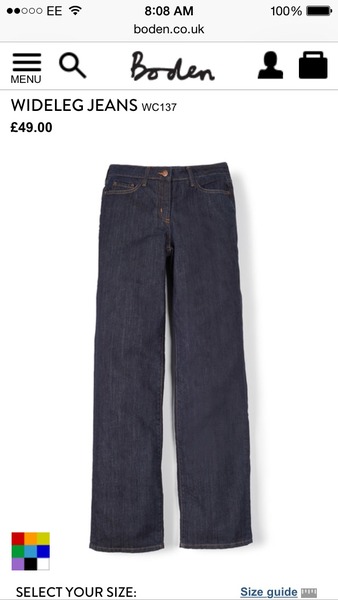 Hi where else sells wide leg jeans?