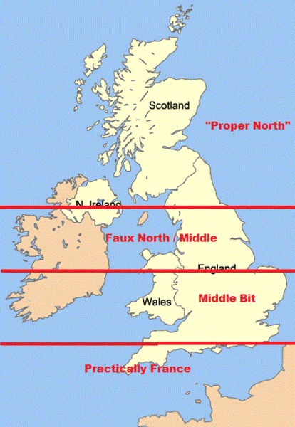 to wish the BBC would stop calling Scotland 'Northern UK'??