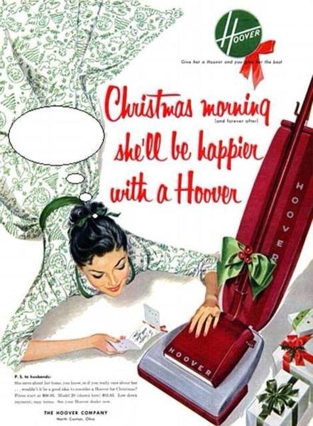 I think DH has bought me a Hoover for xmas?