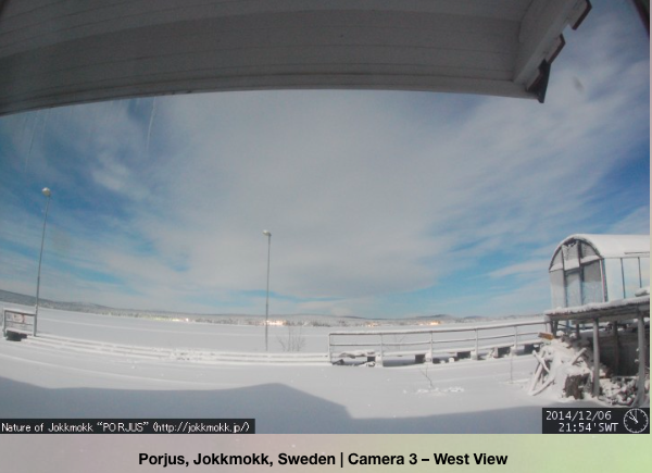 Armchair aurora watching