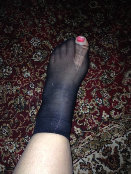 Go on, tell me I can't pull off a pop sock and still be sexy, go on!