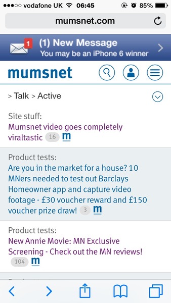 Flashing Ad on top of Active Threads